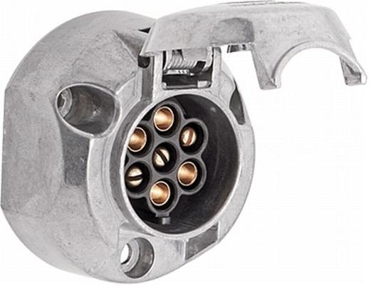 Priză metalică 7 pini HELLA 8JB 001 941-001, 16A, 12V, din zinc